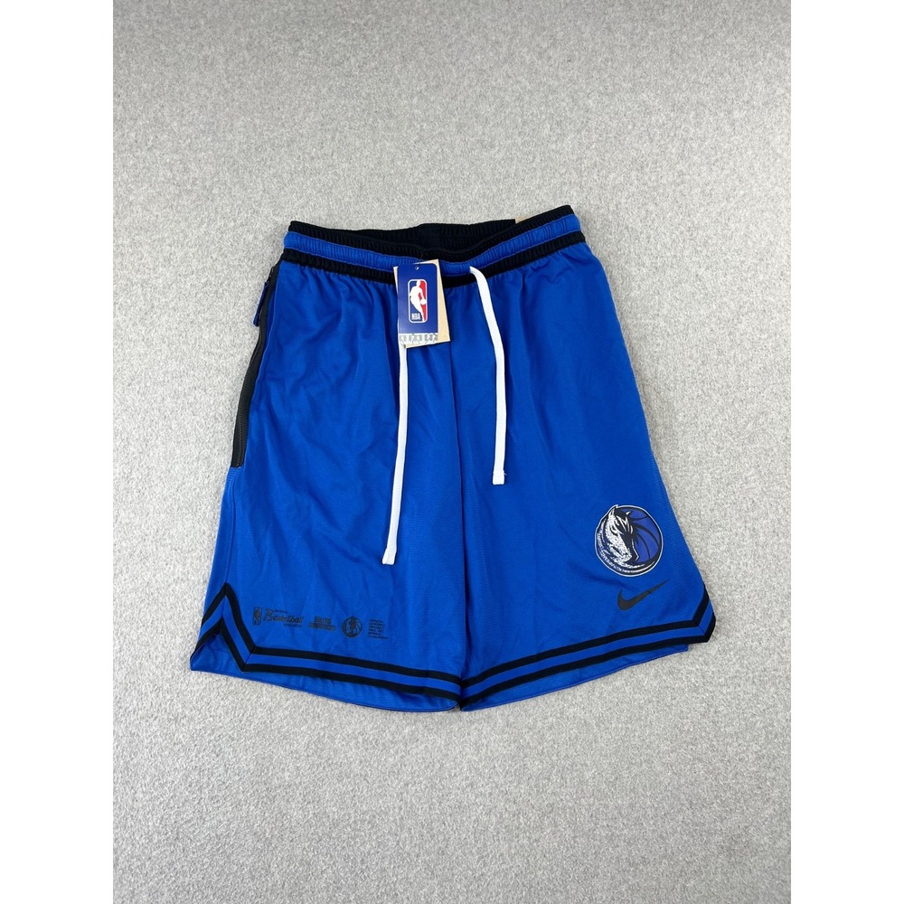 Dallas Mavericks Basketball Short Mens M Blue NBA Nike Dri Fit Loose Baggy Fit